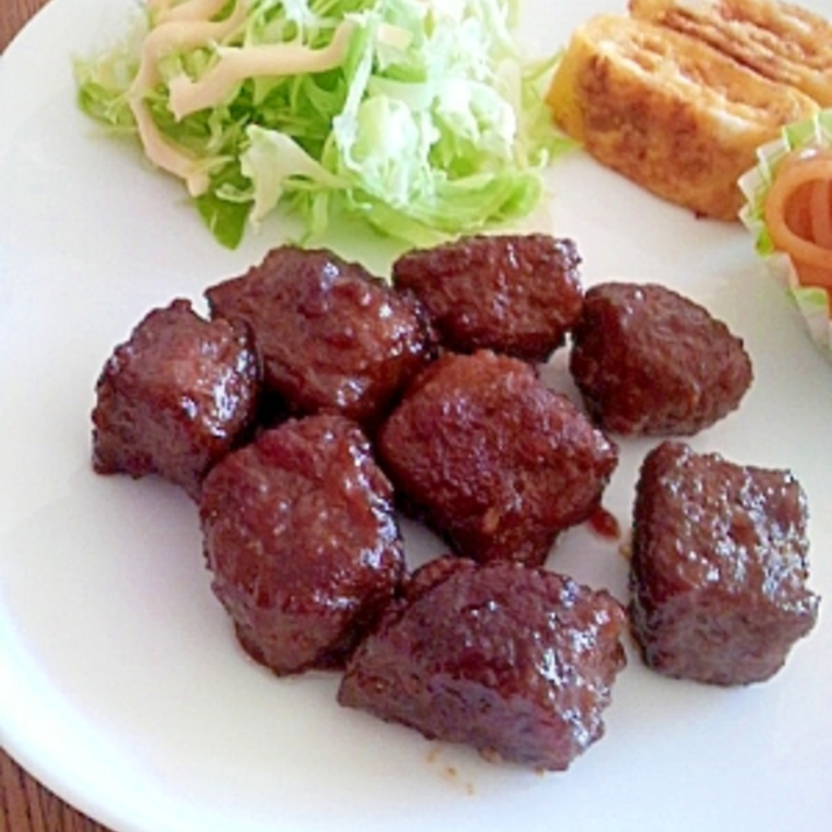 ひき肉でステーキ レシピ 作り方 By ひなv0v 楽天レシピ